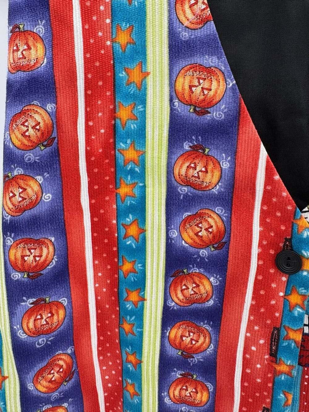 🎃 Vintage 111 Main Halloween Patchwork Vest Medium - Picture 4 of 5